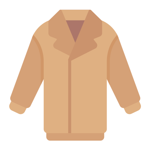 abrigo largo Generic color fill icono
