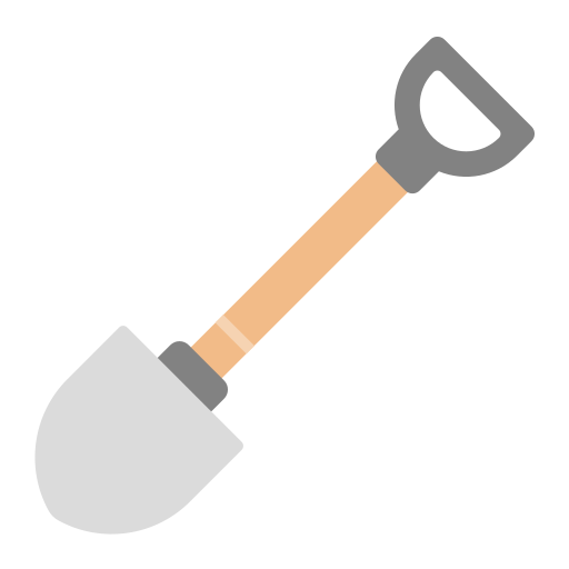 Shovel Generic color fill icon