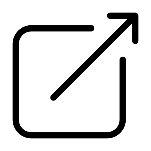 外部リンク Generic black outline icon