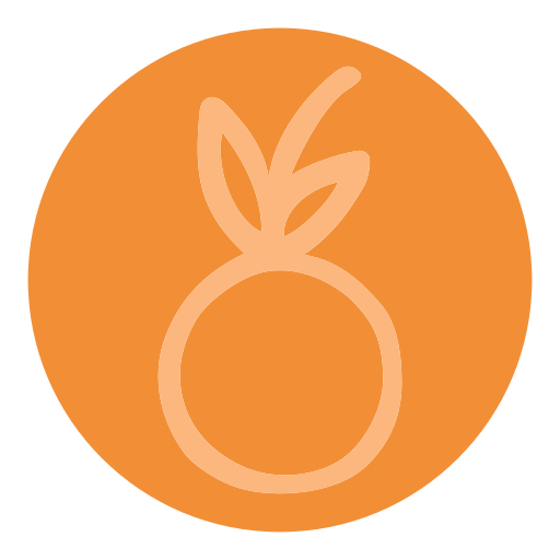 オレンジ Generic color hand-drawn icon
