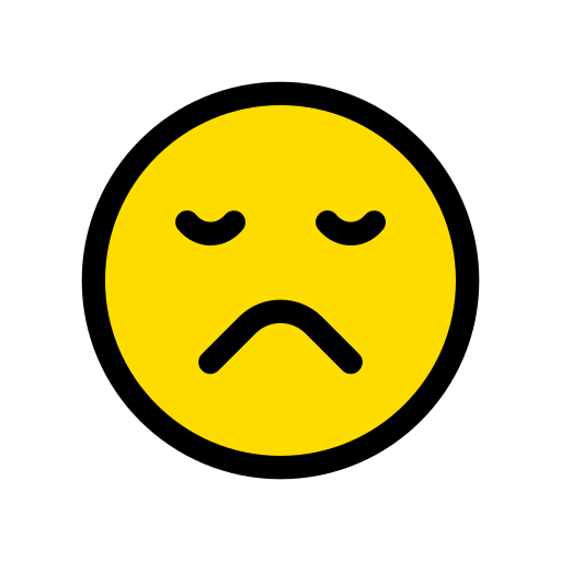 Frown Generic color lineal-color icon