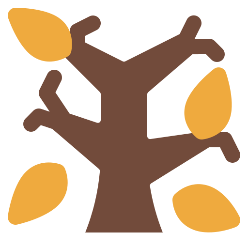 마른 나무 Generic color fill icon