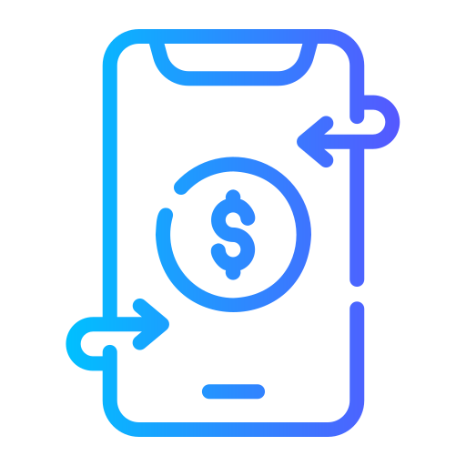 Transaction Generic gradient outline icon