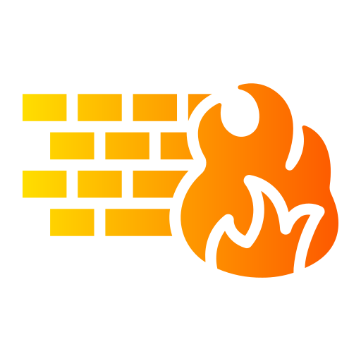 firewall Generic gradient fill icona