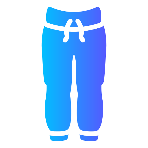 pantaloni da jogging Generic gradient fill icona