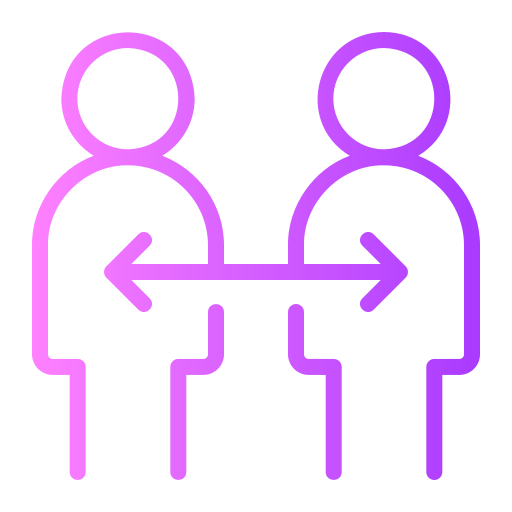 Cooperation Generic gradient outline icon