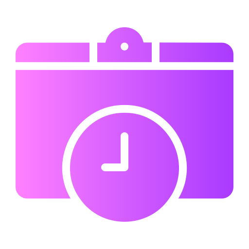 Time sheet Generic gradient fill icon