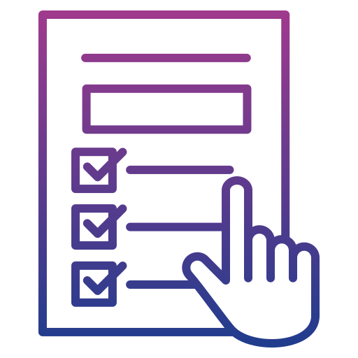 Course Generic gradient outline icon