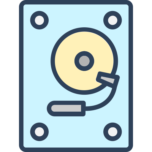 Hard disk drive Generic color lineal-color icon