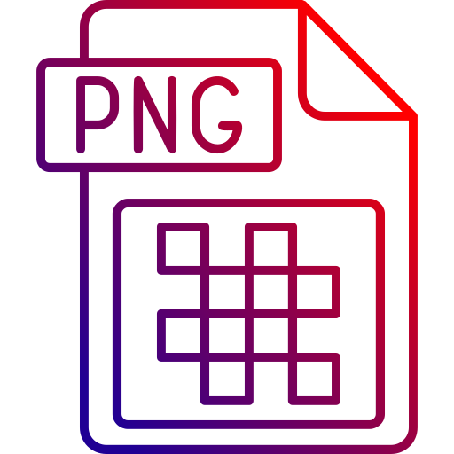 Формат файла png Generic gradient outline иконка