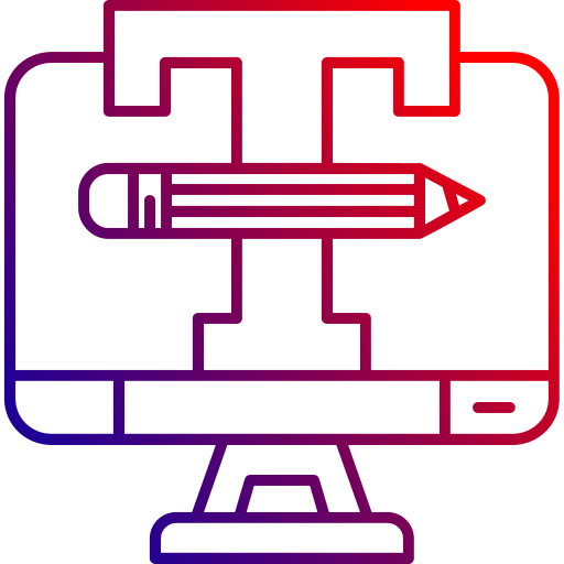 design del logo Generic gradient outline icona
