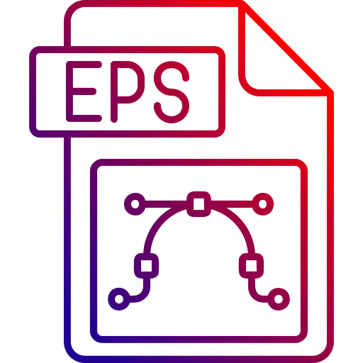 eps-bestandsformaat Generic gradient outline icoon