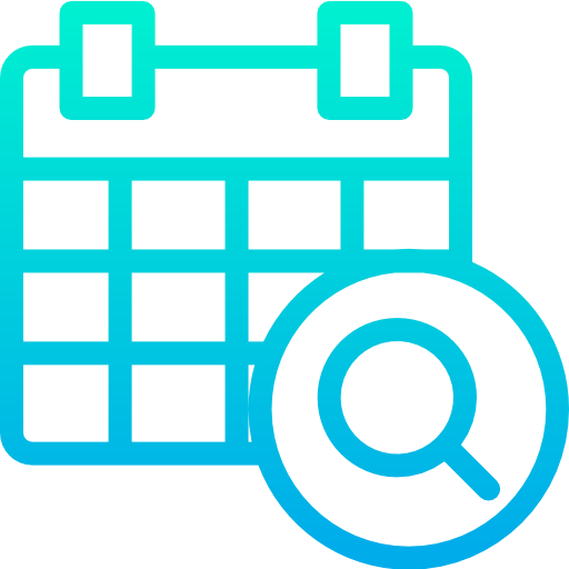 calendário Kiranshastry Gradient Ícone