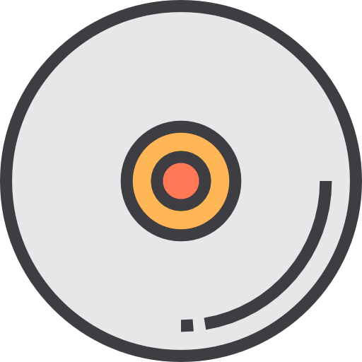 discos compactos itim2101 Lineal Color icono