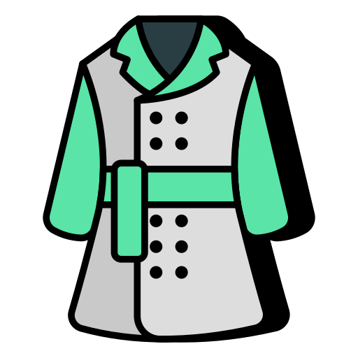 long manteau Generic color lineal-color Icône