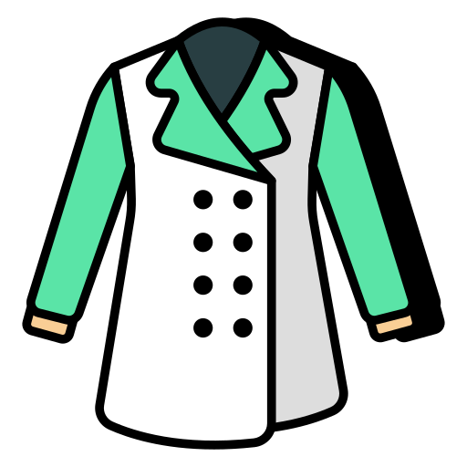 casaco longo Generic color lineal-color Ícone