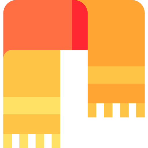 bufanda Basic Straight Flat icono
