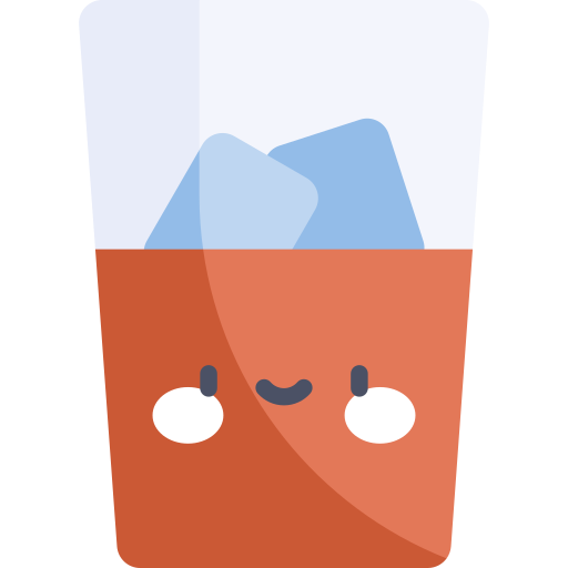 Ice coffee Kawaii Flat icon