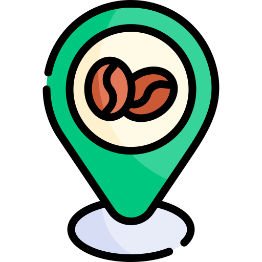 Location pin Kawaii Lineal color icon