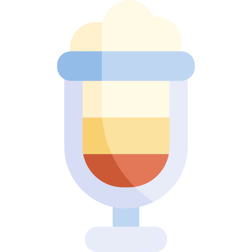latte Kawaii Flat ikona