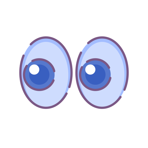Глаза Generic color lineal-color иконка