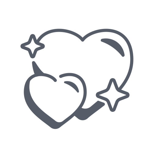 Сердца Generic color outline иконка