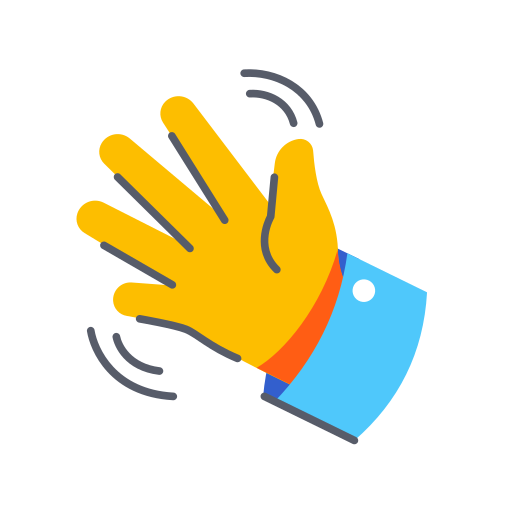 Waving hand Generic color lineal-color icon