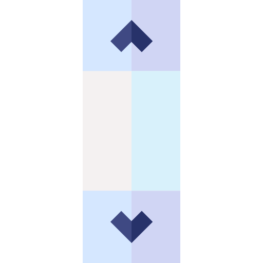 スクロール・バー Basic Straight Flat icon
