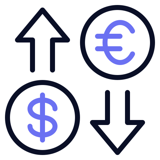 Обменный курс Generic color outline иконка