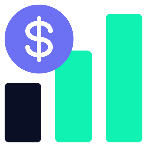 Financial graph Generic color fill icon