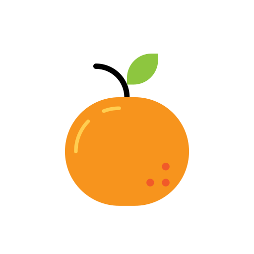 laranja Generic color fill Ícone