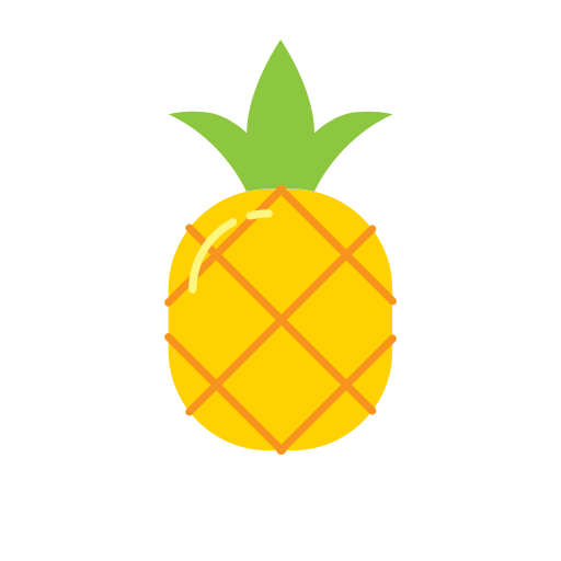 ananas Generic color fill ikona