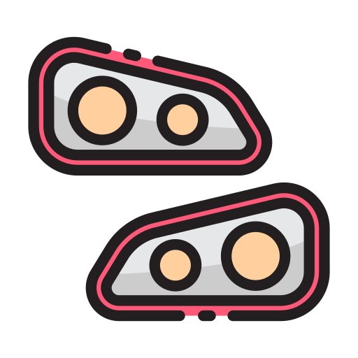 Headlamp Generic color lineal-color icon