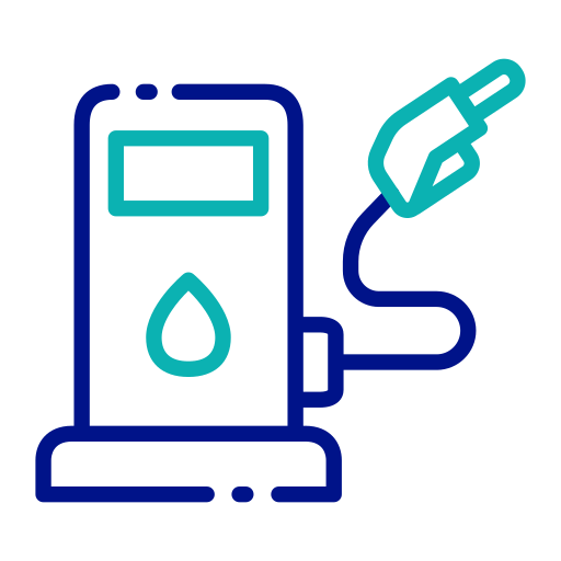 가솔린 펌프 Generic color outline icon