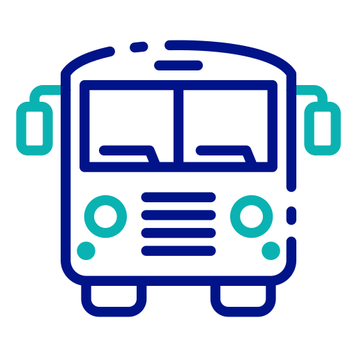 Ônibus Generic color outline Ícone