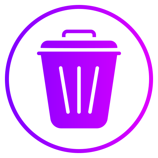 Trash Generic gradient fill icon