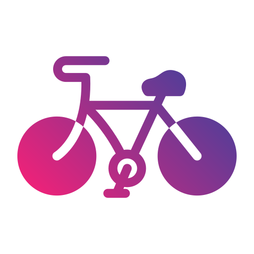 bicicletta Generic gradient fill icona