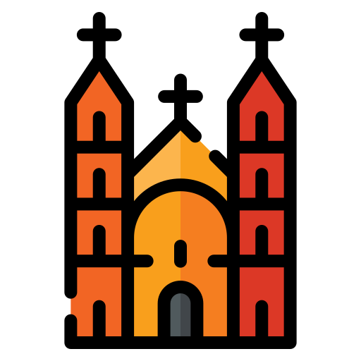 Church Generic color lineal-color icon