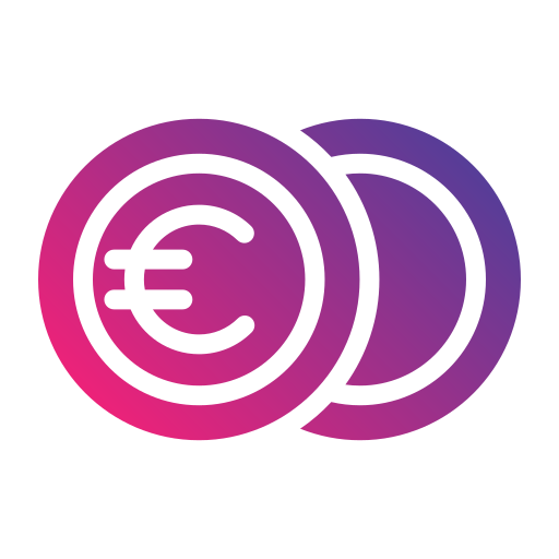 euro Generic gradient fill icono