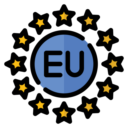 unione europea Generic color lineal-color icona