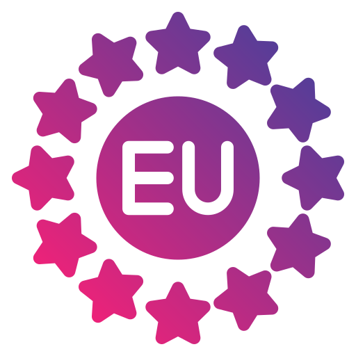 European union Generic gradient fill icon