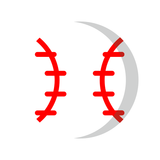 honkbal Generic color fill icoon