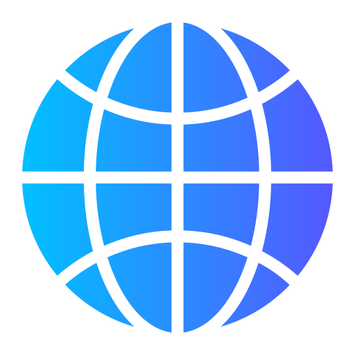 World Generic gradient fill icon