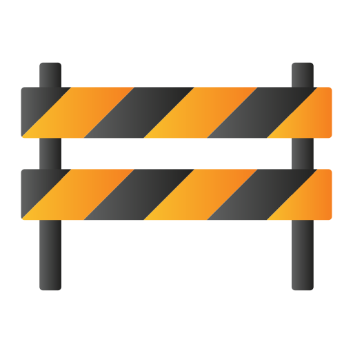 Barrier Generic gradient fill icon