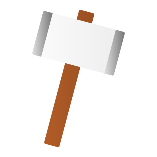 Hammer Generic gradient fill icon