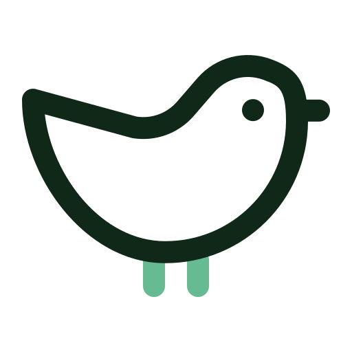 Птица Generic color outline иконка