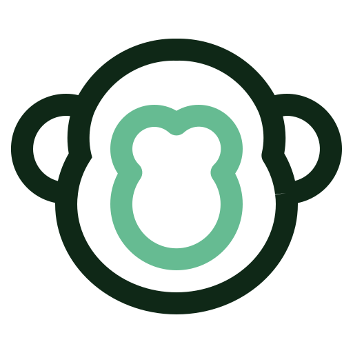 małpa Generic color outline ikona