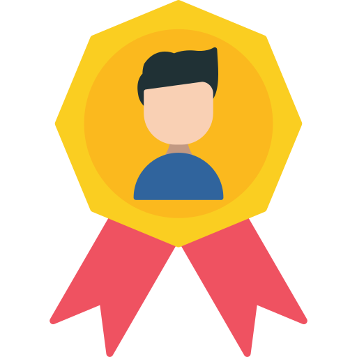 Employee of the month Generic color fill icon