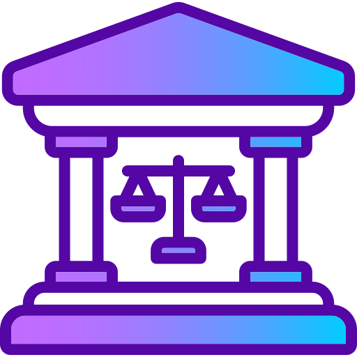tribunal Generic gradient lineal-color Icône