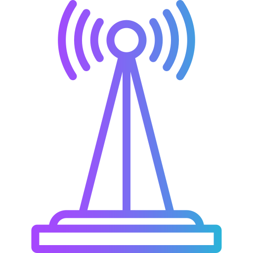 antena radiowa Generic gradient outline ikona